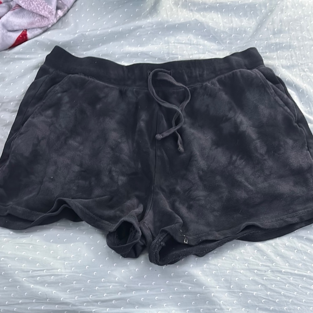 Black Velvet Lounge Shorts
